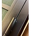 OUTLET: Stalen Binnendeur - Zwart - 3 Vlaks - 201,5 x 83,3 - Zwart rookglas - Luxe design - Linksdraaiend