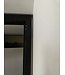 OUTLET: Stalen Binnendeur - Zwart - 3 Vlaks - 244,6 x 89,2 inbouwmaat - Helder glas - Linksdraaiend