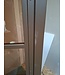 OUTLET: Stalen Binnendeur - Brons - 6 Vlaks - Brons rook glas - 211,5 x 93 - Luxe design - Rechtsdraaiend