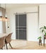 Stalen Schuifdeur - Kiezelgrijs - 6 Vlaks - Helder glas - Luxe design*