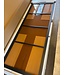 OUTLET: Stalen Taatsdeur - Zwart - 4 Vlaks - Brons rookglas - 231,5 x 88