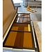 OUTLET: Stalen Taatsdeur - Zwart - 4 Vlaks - Brons rookglas - 231,5 x 88