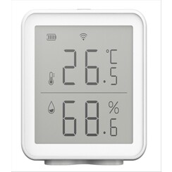 TUYA WIFI Thermometer Groot Scherm Binnentemperatuur en Luchtvochtigheid Elektronisch zonder Batterij