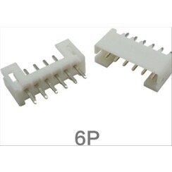 PH2.0MM Rechte Naaldpin-headerconnector 6P