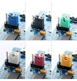 Otronic Jumper Cap 2 Pins 2,54mm (Wit) voor oa Arduino, Esp32 en Raspberry Pi