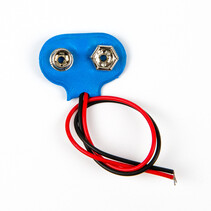 9V batterij clip aansluiting blauw