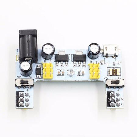 Otronic MB102 DC 7-12V USB Interface Breadboard Voedingsmodule  2-kanaalskaart