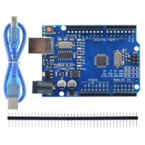Arduino UNO R3 compatible incl. USB kabel en header pins.