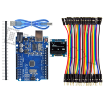 Starter Kit voor Arduino Uno R3 met 0.96 inch OLED Display & 40-Delige Dupont Kabelset