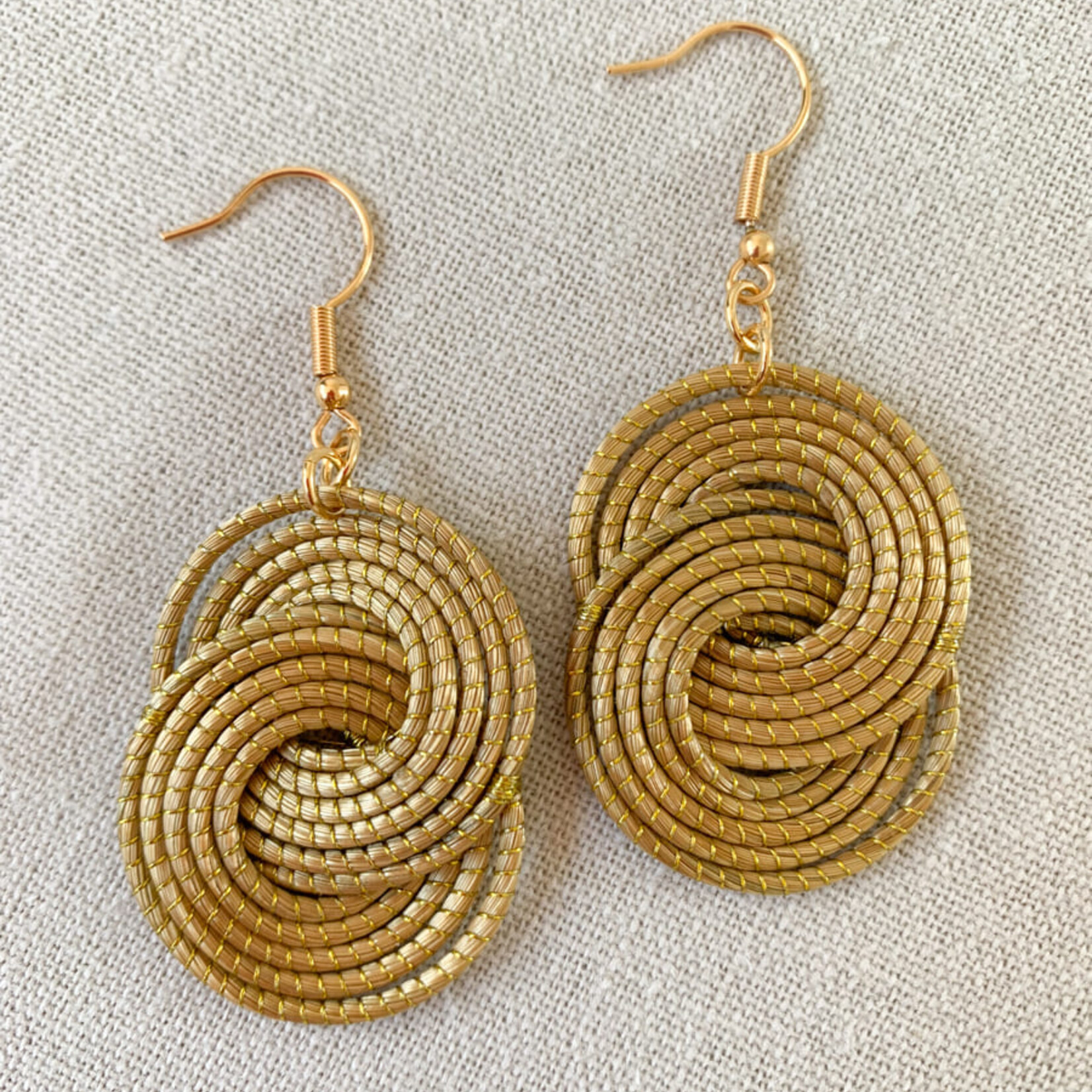 GOLDEN GRASS COLLECTION Iberaba Golden Grass Earrings