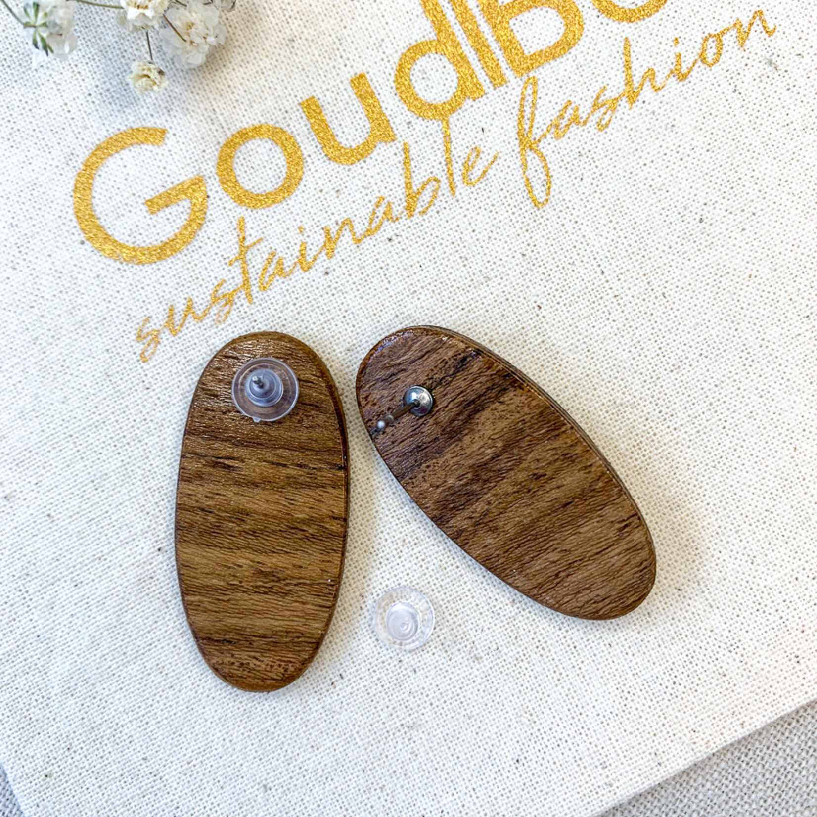 WOOD COLLECTION Grumari Wooden Marquetry Earrings