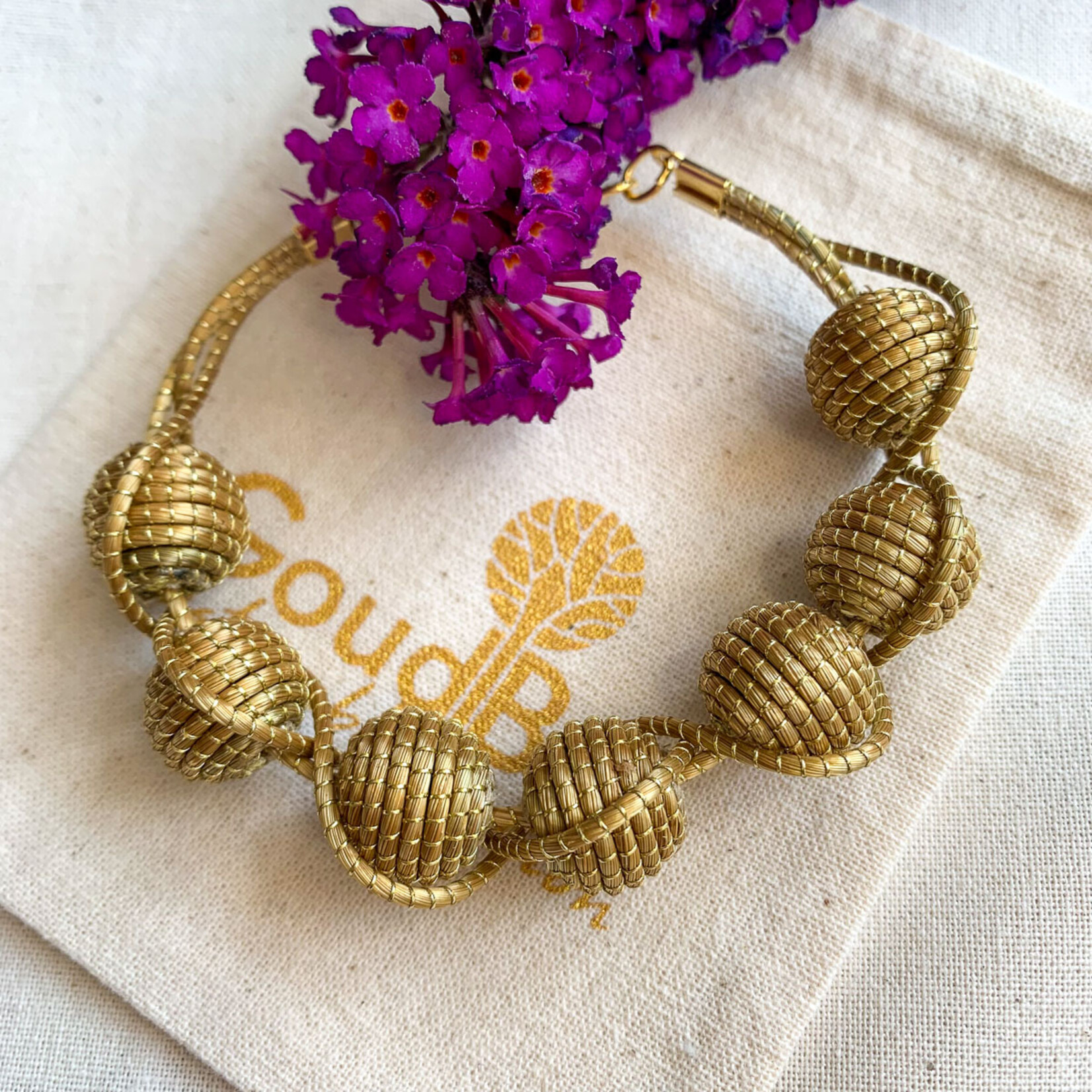 GOLDEN GRASS  Boyra Golden Grass Bracelet