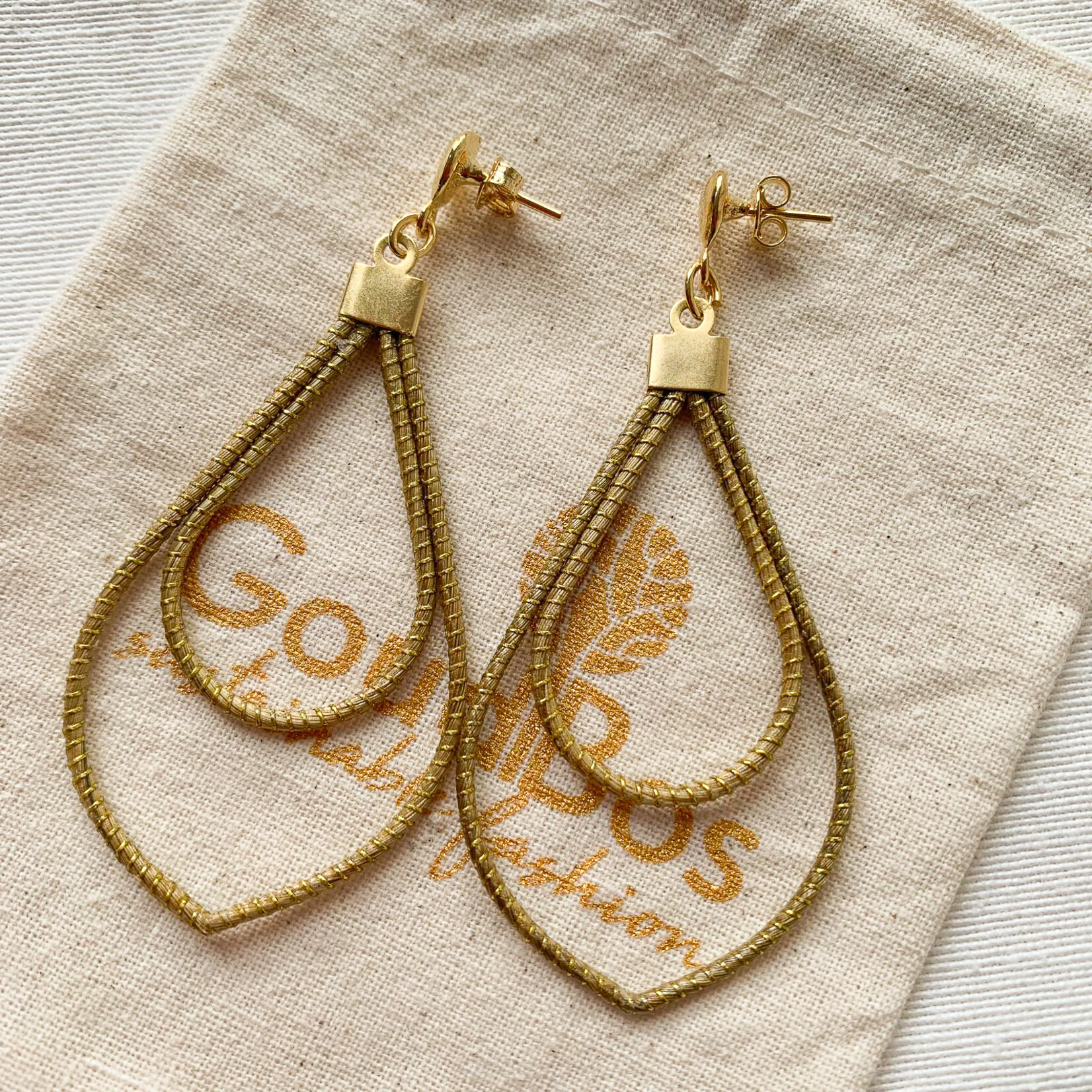 GOLDEN GRASS COLLECTION Aurora Golden Grass Earrings