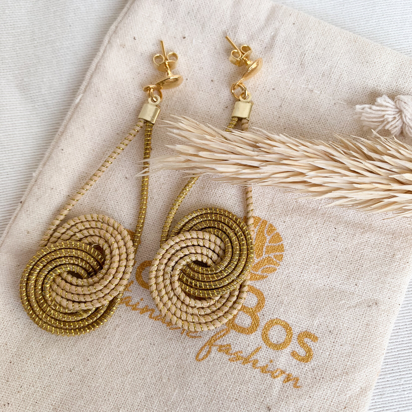 GOLDEN GRASS  Yara Golden Grass Earrings