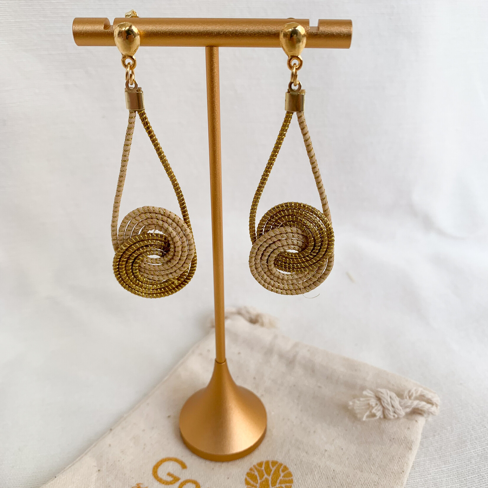 GOLDEN GRASS  Yara Golden Grass Earrings