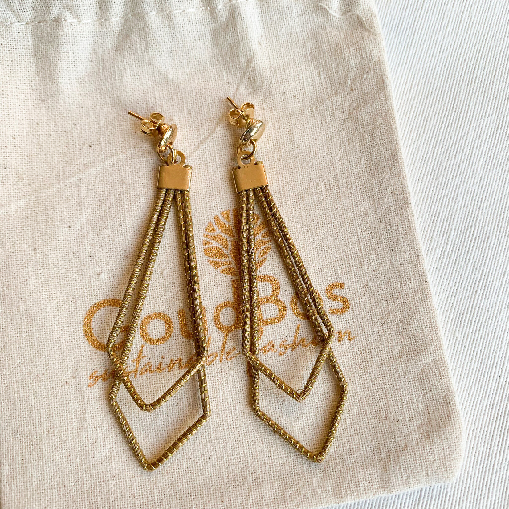 GOLDEN GRASS  Victoria Golden Grass Earrings