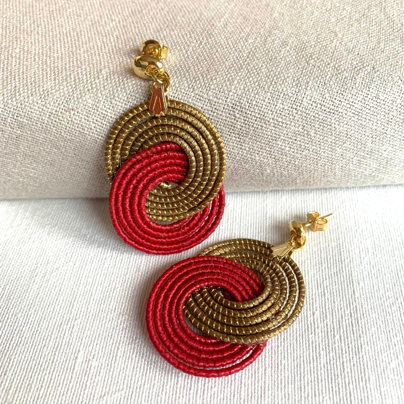 GOLDEN GRASS  Iberaba Golden Grass Earrings