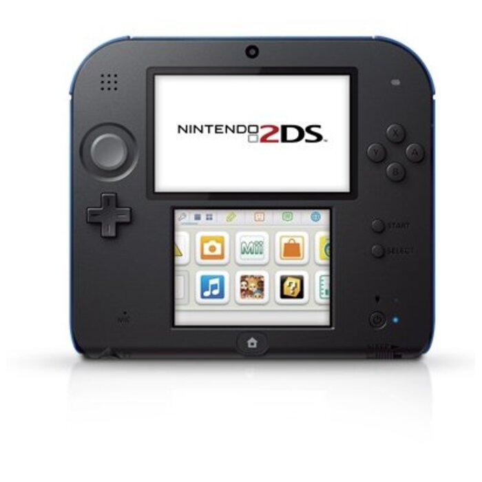 Nintendo 2DS Console - Zwart/Blauw