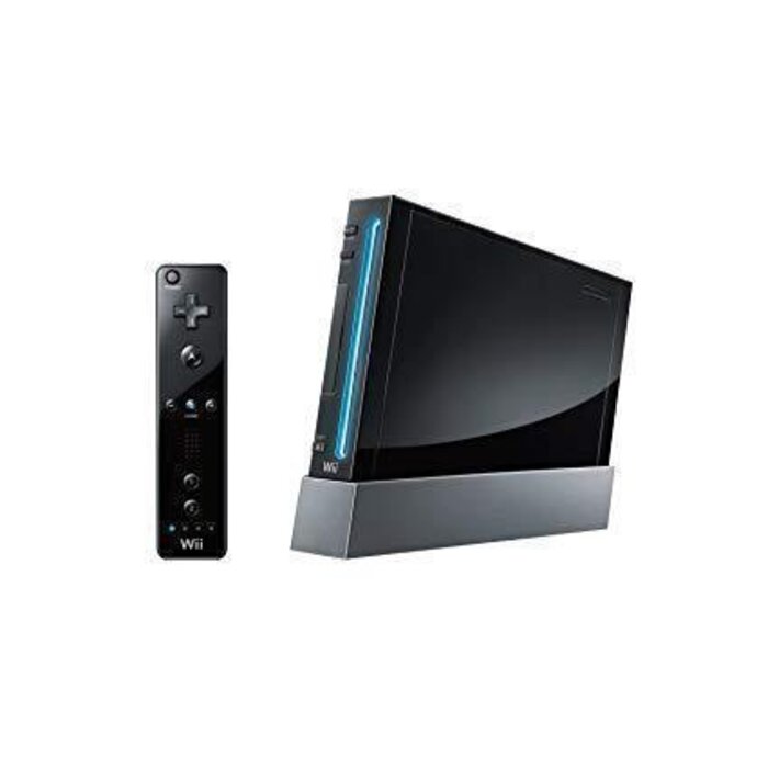 Nintendo Wii Console - Zwart - HDMI Bundel