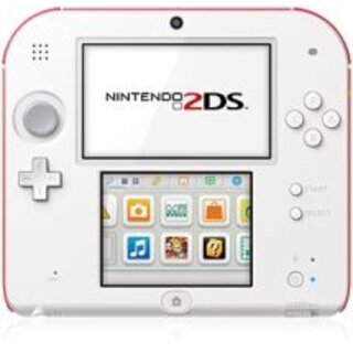 Nintendo 2DS Console - Wit/Rood