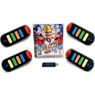 Buzz: Quiz TV + 4 Buzzers - PS3