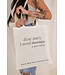 Dear Diary Therapy Totebag