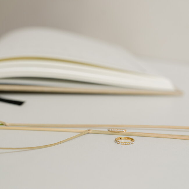 Pearly Click Ring Titanium