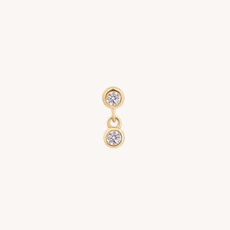 J&Co. Diamond Drop Piercing 14K