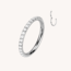 Pearly Click Ring Titanium