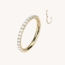 Pearly Click Ring Titanium