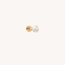 14K Massief Goud Baby Pearl Threaded Labret