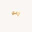 14K Solid Gold Heart Internally Threaded Labret