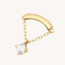 Tulum Hidden Helix Piercing 14K Massief Goud