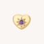14K Solid Gold Threadless Labret Summer Fling