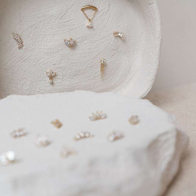 Drop It Like It's Hot Piercing 14K