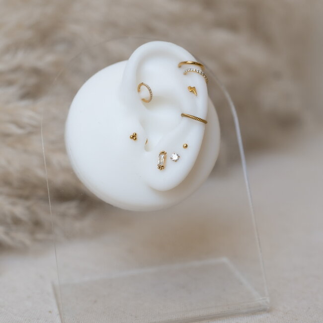 Titanium Threaded Labret Porto