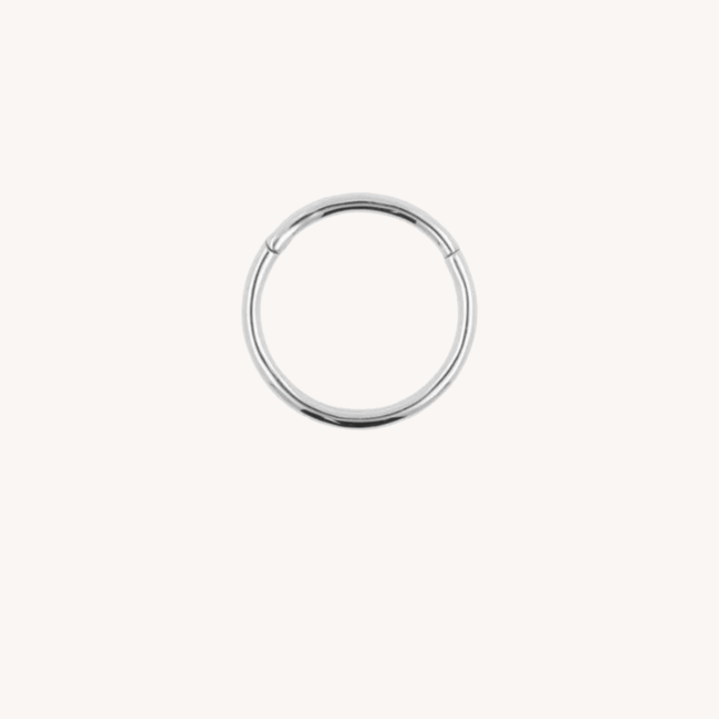 14K Massief Goud Click Ring Plain Jane