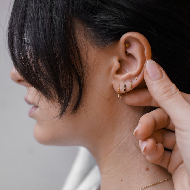 14K Solid Gold Click Ring Plain Jane