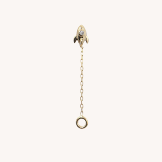 Dear Diary Rocket Scientist Piercing 14K
