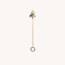 14K Solid Gold Threadless Labret Rocket Scientist