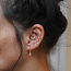 14K Solid Gold Threadless Labret Rocket Scientist