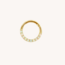 14k Massief Goud Click Ring Island Girl