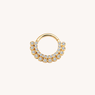 Dear Diary Forget Me Not Click Ring 14K