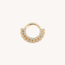 14K Massief Goud Clicker Forget Me Not
