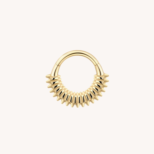14k Massief Goud Click Ring Rock Your World