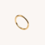 14K Solid Gold Click Ring Plain Jane