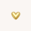 Dear Diary Single Heart Piercing 14K