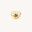 14K Solid Gold Threadless Labret Summer Fling