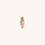 14K Massief Goud Threadless Labret Gia