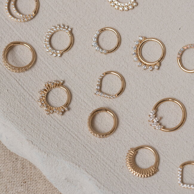 Princess Click Ring 14K